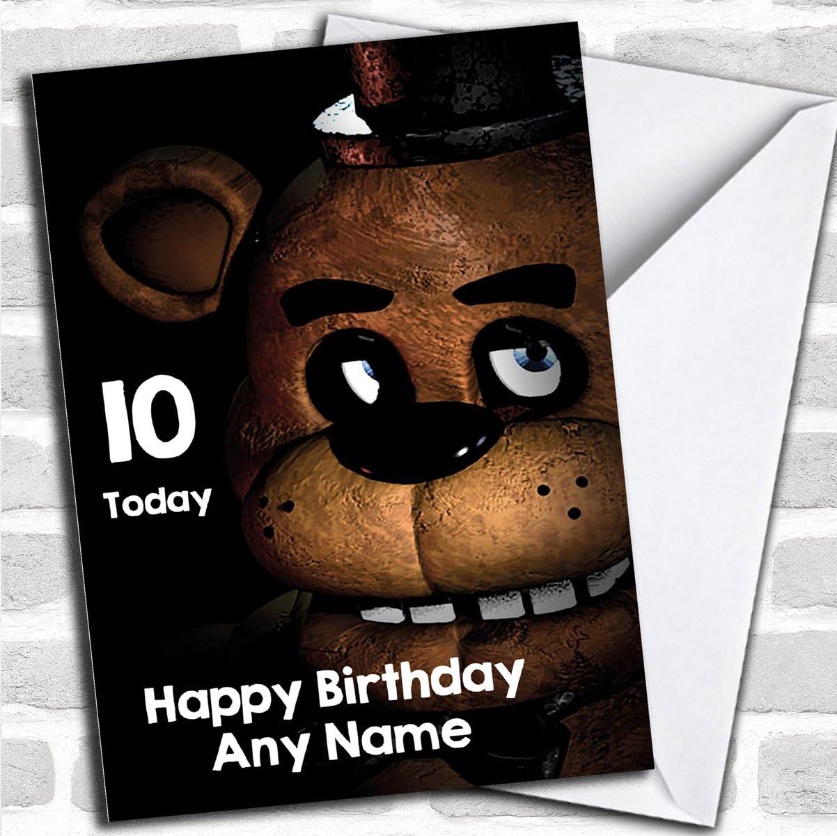 Personalised Five Nights at Freddy's FNAF Freddy Fazbear Childrens ...