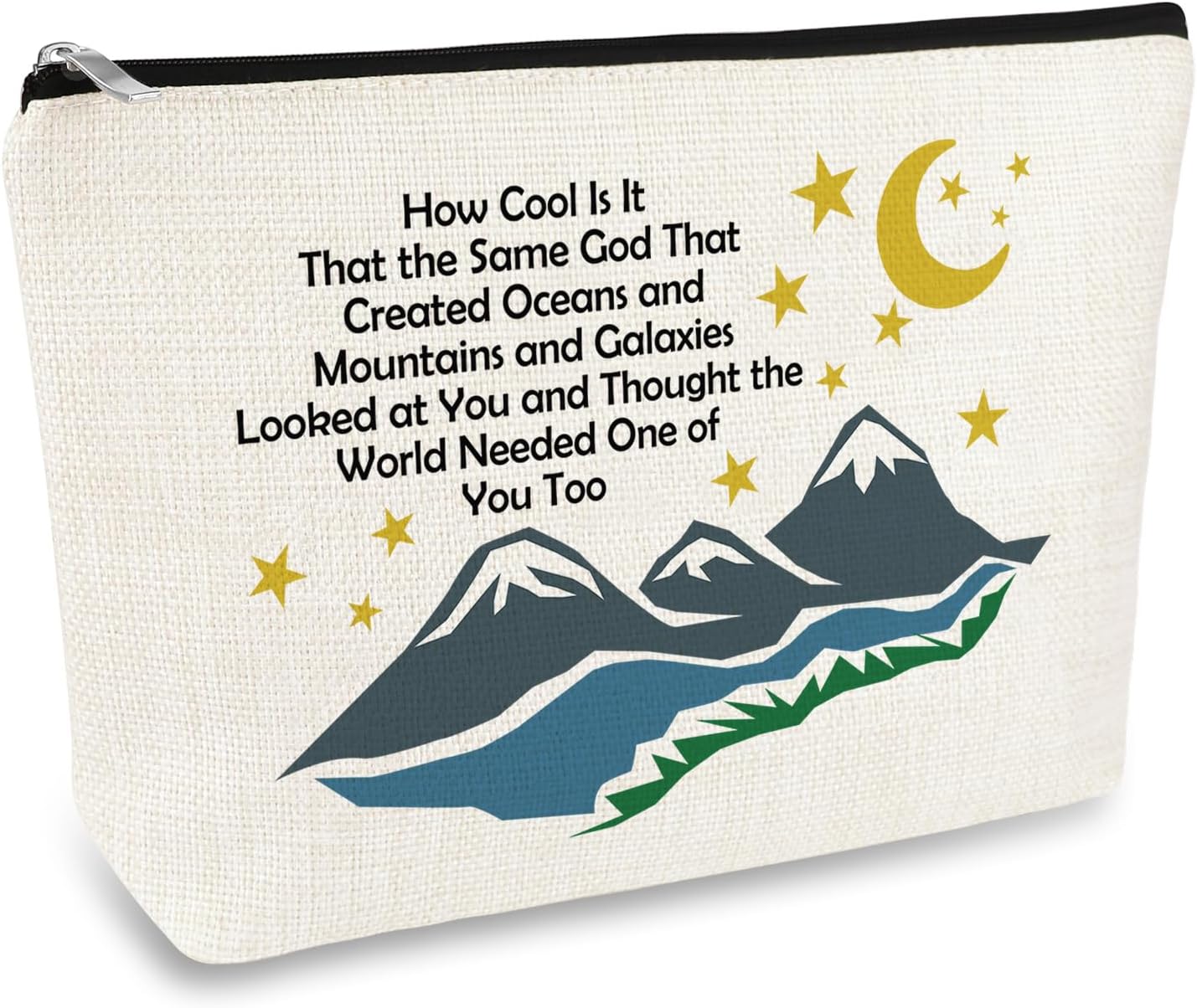 Inspiring Gifts Inspirational Gift for Teen Girl Makeup Bag Motivational Gifts for Best Friends Sister Daughter Niece Cosmetic Bag Birthday Christmas Graduation Gift Zipper Travel Toiletry Pouch