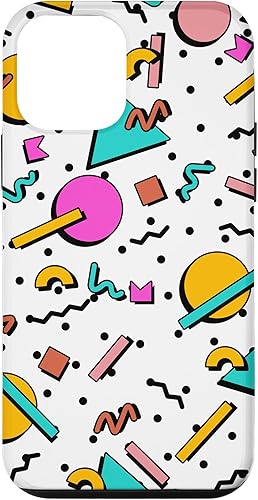 Miniatura 15 de iPhone 15 Pro Vintage Geometría Forma Patrón Retro 80s 90's Nostalgia Case