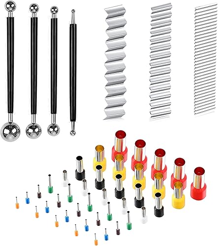 Miniatura 1 de Yayatty Herramientas de arcilla polimérica, rodillo de arcilla acrílica, hoja acrílica, alfombrilla de corte giratoria, cortadores de arcilla