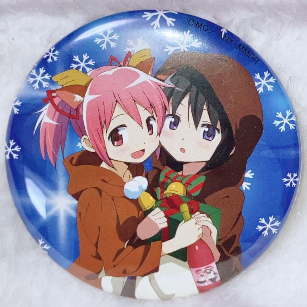 クリスマス 缶バッジ 魔法少女まどか☆マギカ まどか ほむら あにしゅが 魔法少女まどか☆マギカ あにしゅがクリスマスフェスタ 2015 缶バッジ