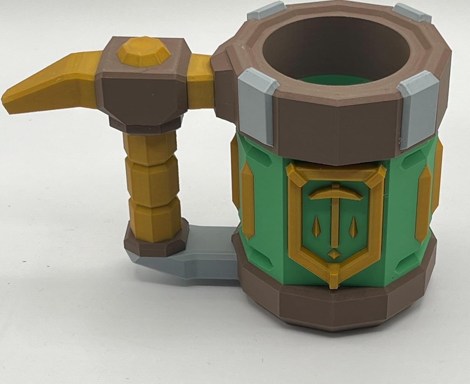 Deep Rock Galactic Pot O' Gold Mug – Lightweight, Durable Cosplay Prop & Collectible – Perfect Gamer Gift & Beverage Holder – Rock-and-Stone!