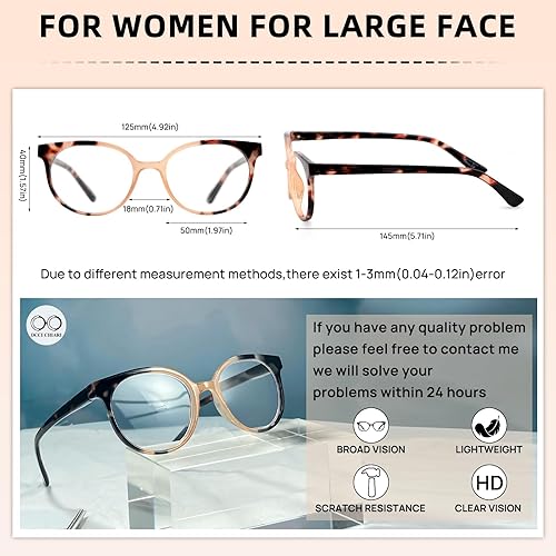 Miniatura 5 de OCCI CHIARI Gafas de lectura para mujeres pequeñas, cómodas y elegantes