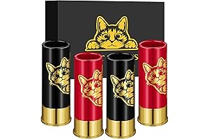4-Pack Cat Shot Glasses: Unparalleled Festivity for Cat Enthusiasts