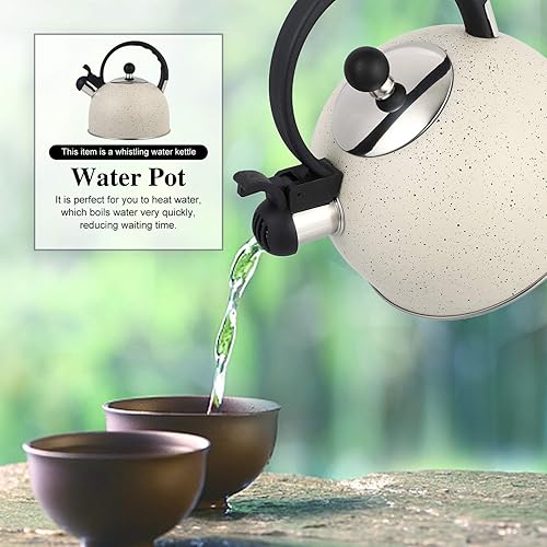 Miniatura 3 de Cabilock Tazas de café de vidrio, máquina de café espresso, calentador de taza, hervidor de café, hervidor de agua para té, hervidor hervido,