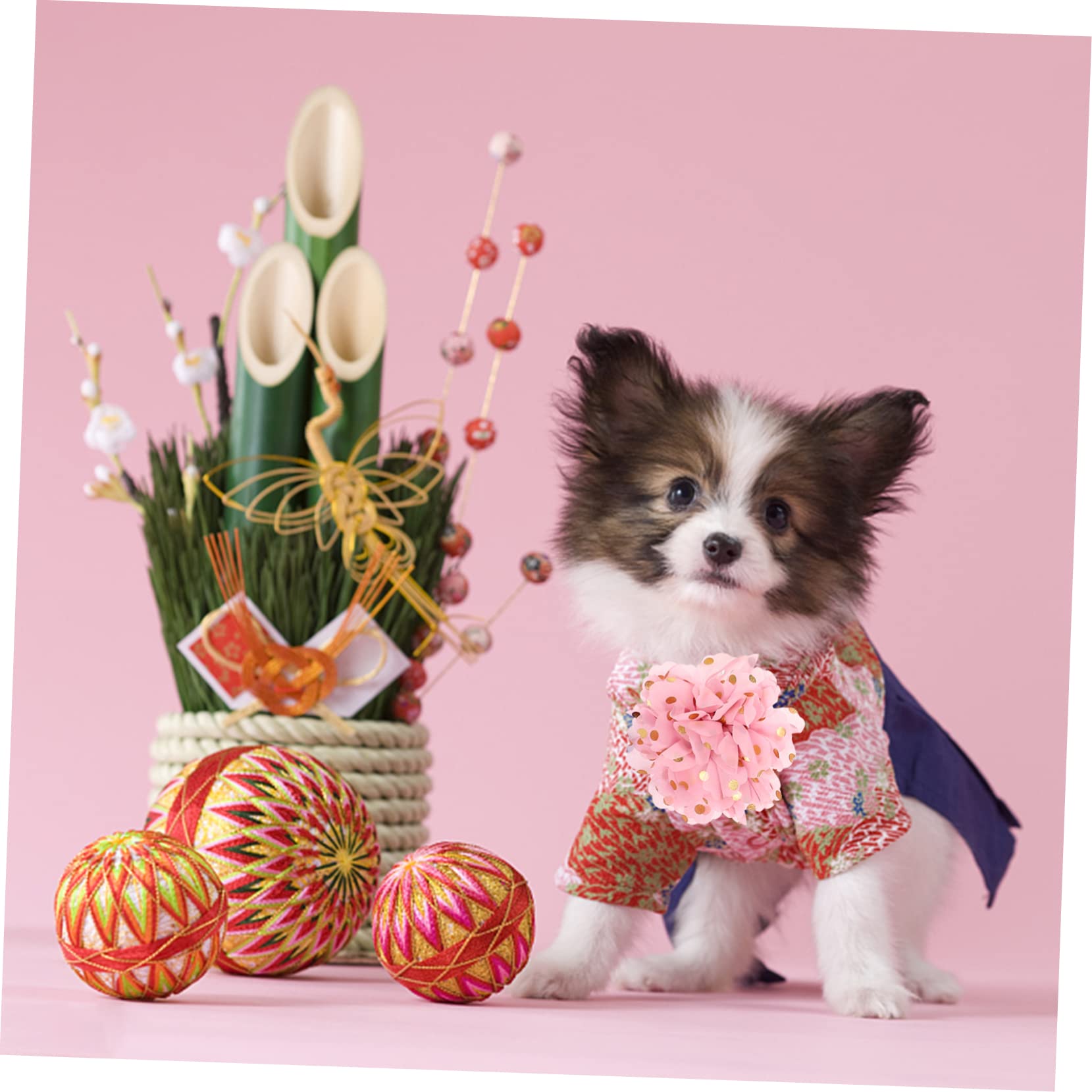 CIYODO Pets Adorable Decor Pcs Pet Collar Flowers Dog Collar Charms Puppy Accessory