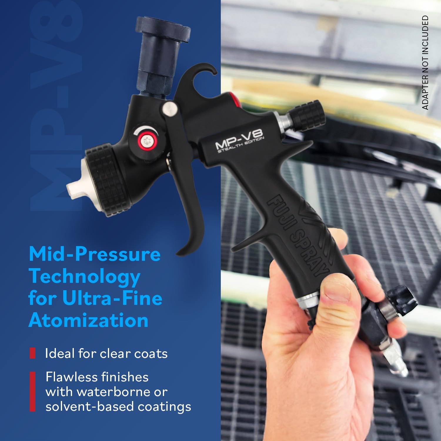 Fuji Spray Automotive Spray Gun with 600cc Nylon Cup (V8