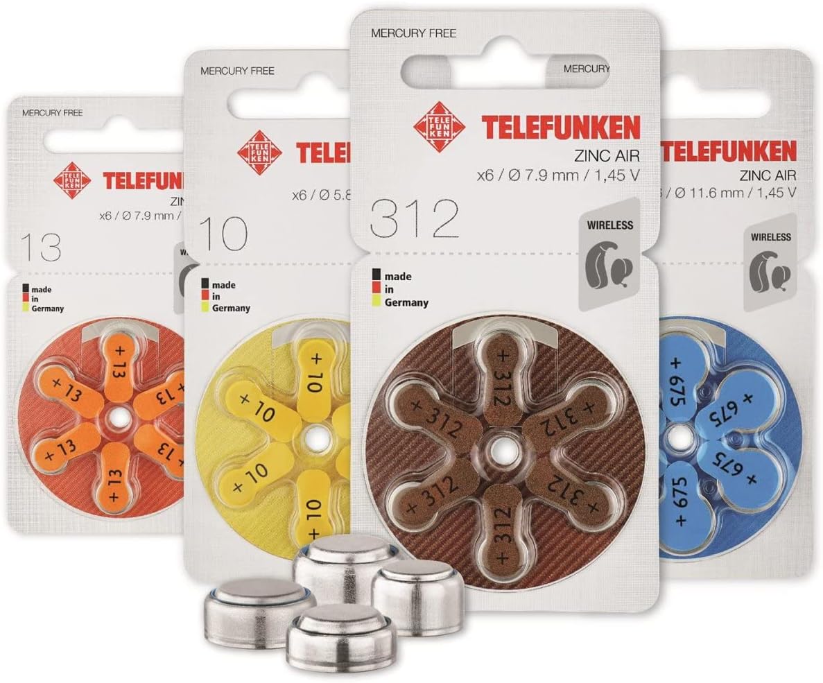 60 Pz/lotto RAYOVAC PICCO Batterie Per Apparecchi Acustici A312 312A ZA312 312 P - Foto 12