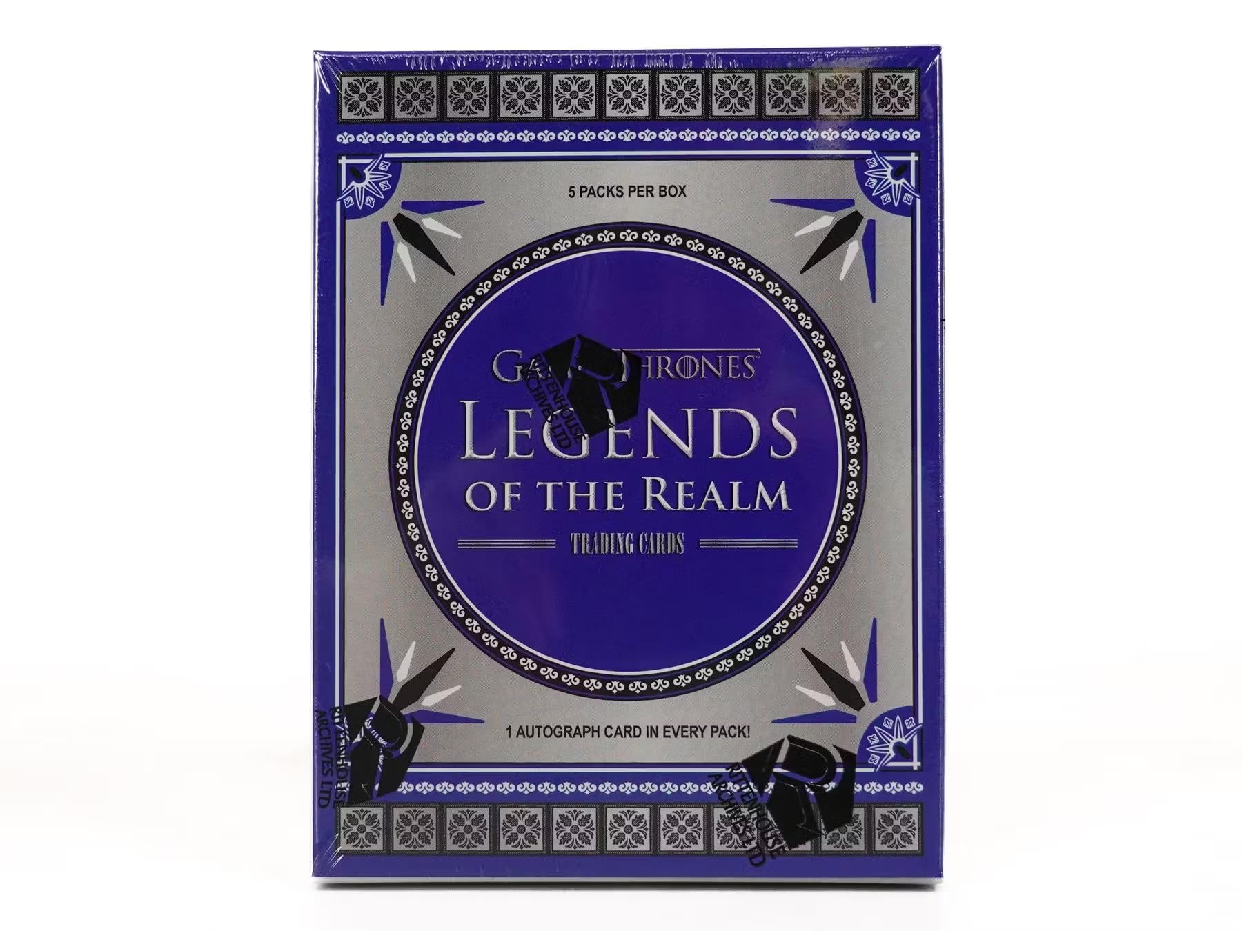 Game Of Thrones Legends of the Realm Trading Cards Hobby Box (Rittenhouse 2024) Limtied to 9,000 Boxes
