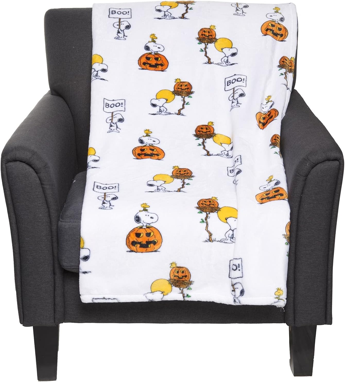 Berkshire Halloween Peanuts Snoopy Woodstock with Pumpkins