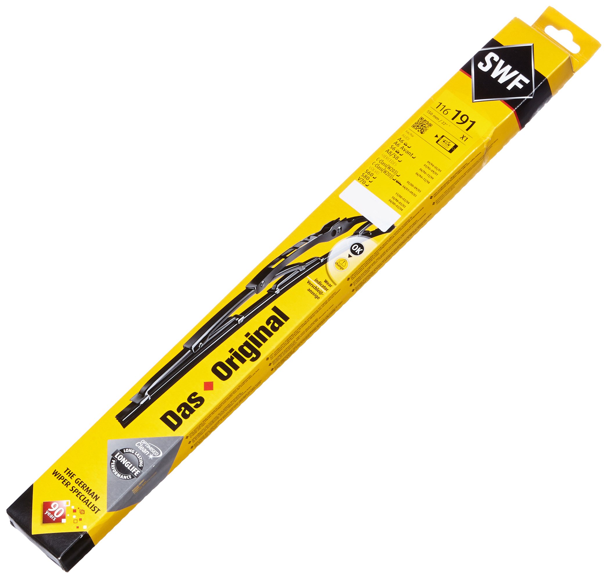 Spazzola Tergicristallo SWF 116192, Singolo, 475 Mm, Curvo