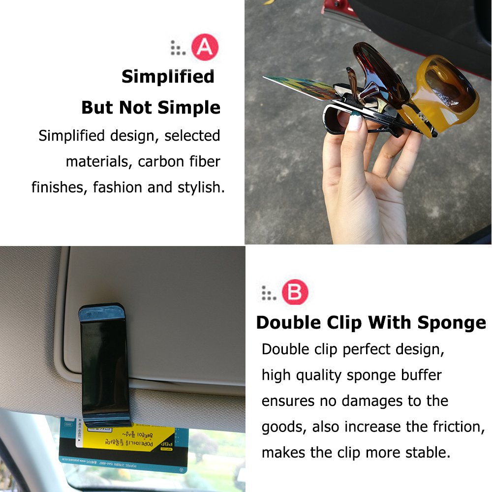 Lot De 3 Supports De Lunettes De Soleil Double Pour Pare