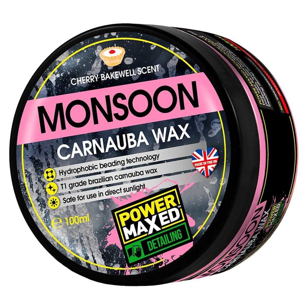 Power Maxed Pmcw100P14 Monsoon Carnauba Car Wax, 100 ml