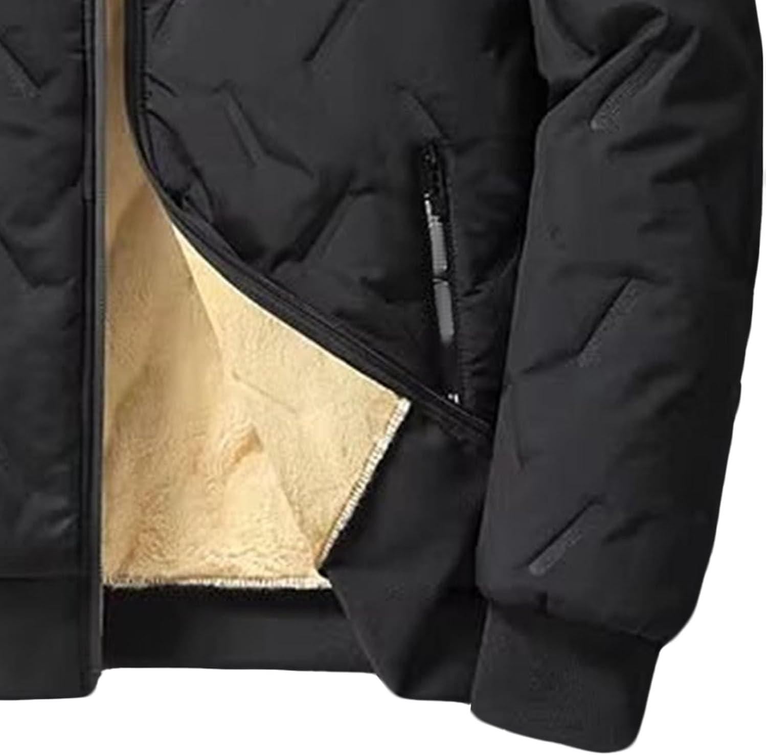 Maiyifu-GJ Men's Quilted Jacket Lightweight Puffer Jacket Fall Winter Warm Padded Coat Outerwear