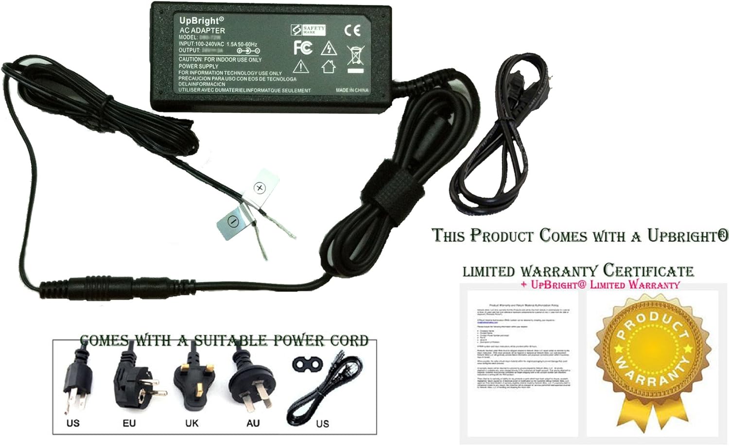 Buy Upbright New Global Ac Dc Adapter Replacement For Czjutai Model Jt Dc300v01 C Jtdc300v01 C Cz Jutai Changzhou Jutai Electronic Co Class 2 Power Supply Cord Charger Psu W Diy Wire Connector Online In Taiwan B01n1nil6r