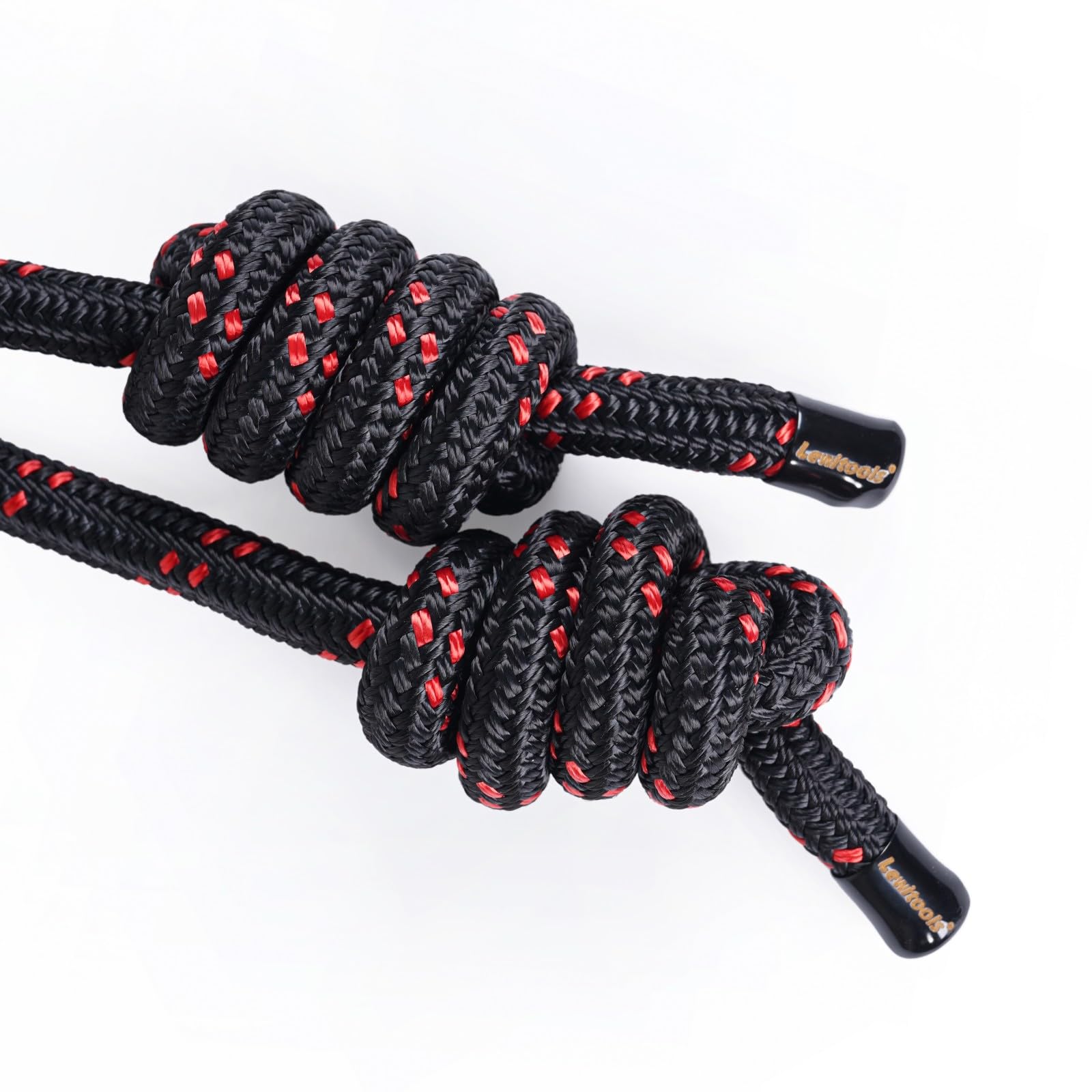 Flow Rope Exercise Jump Ropes for Home Gym Cardio Core Stability Body Coordination Weighted Jump Rope for Freestyle Skipping & Jumping Helps Upper Body Fitness for Boxing & HIIT Beginner (Black Red)