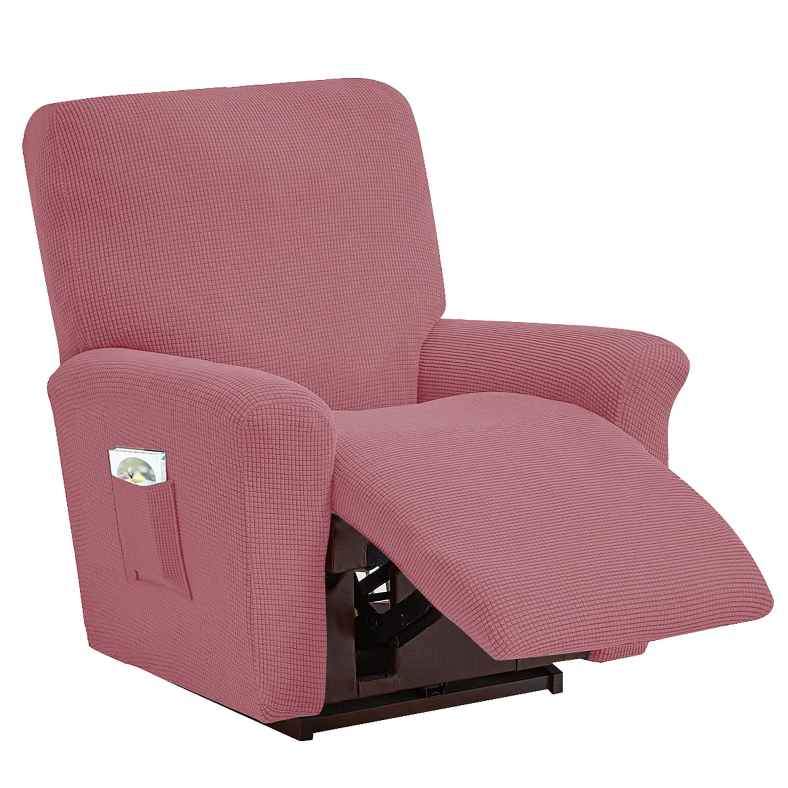 Housse de canapé inclinable rose pour protéger votre fauteuil des animaux et des enfants