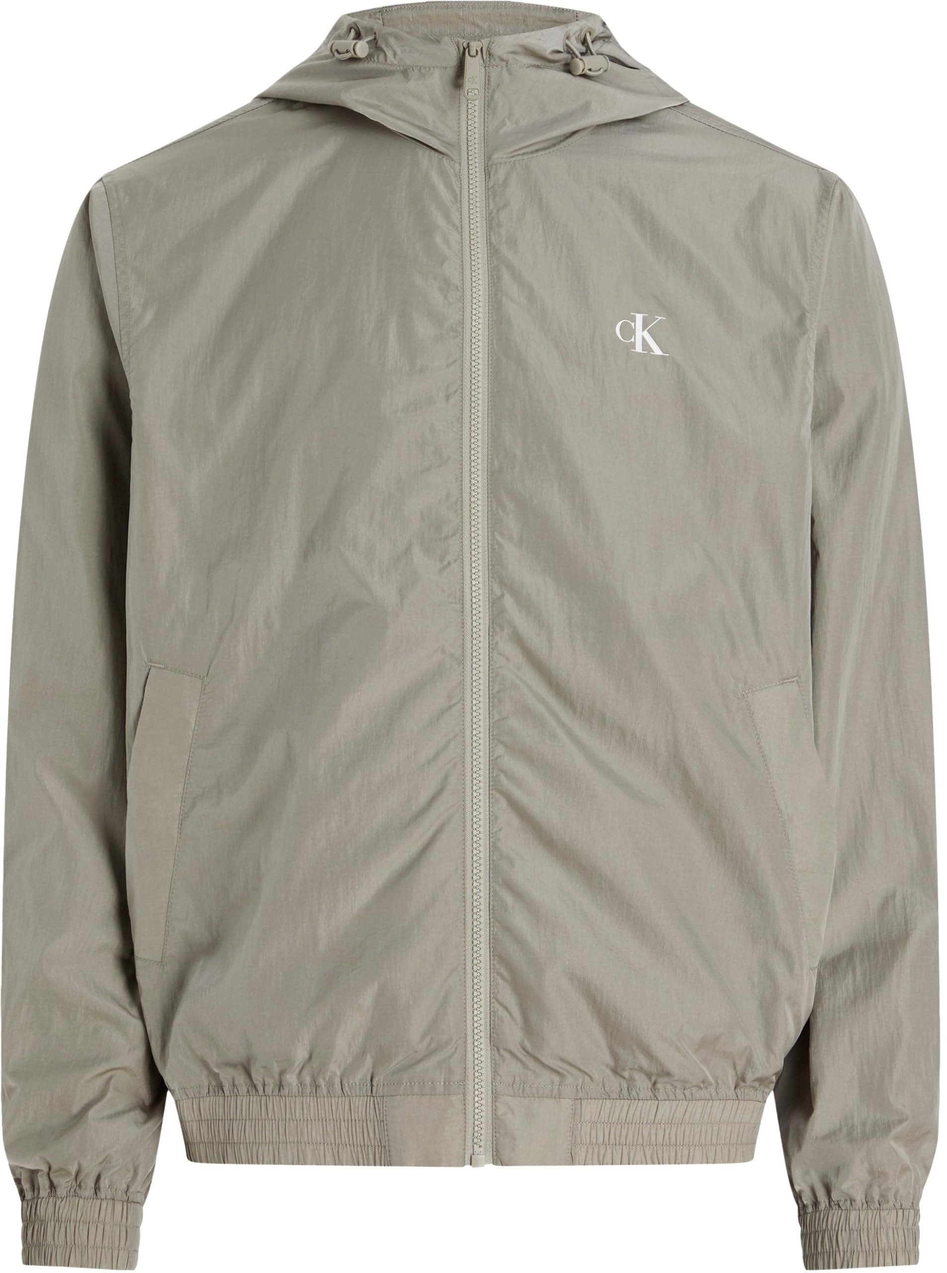 Calvin Klein Nylon Hooded Windbreaker J30j327254 Chaqueta cortavientos Hombre