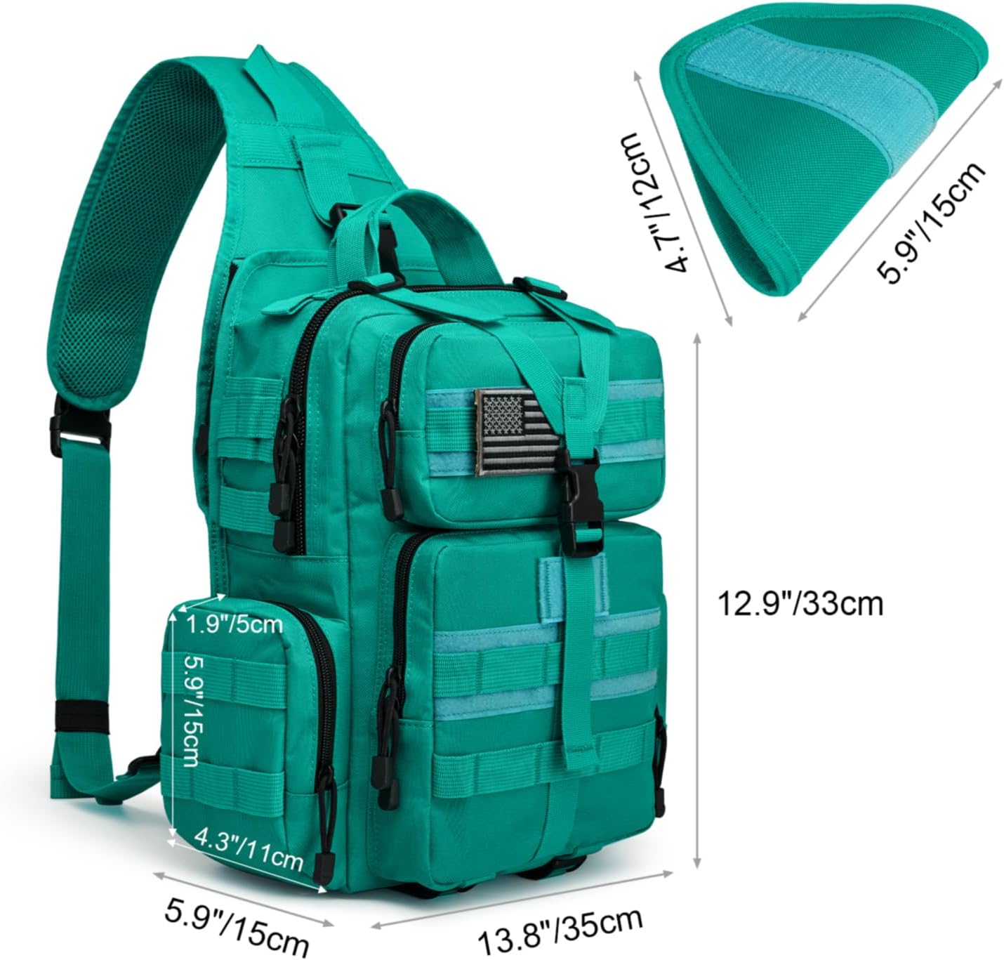 G4Free Tactical EDC Sling Bag Backpack with Pistol Holster Military Shoulder Backpack for Concealed Carry G4Free Tactical EDC Sling Bag Backpack with Pistol Holster Military Shoulder Backpack for Concealed Carry