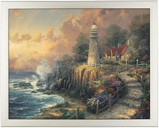 The Light Of Peace 11" X 14" Brushed Silver Frame