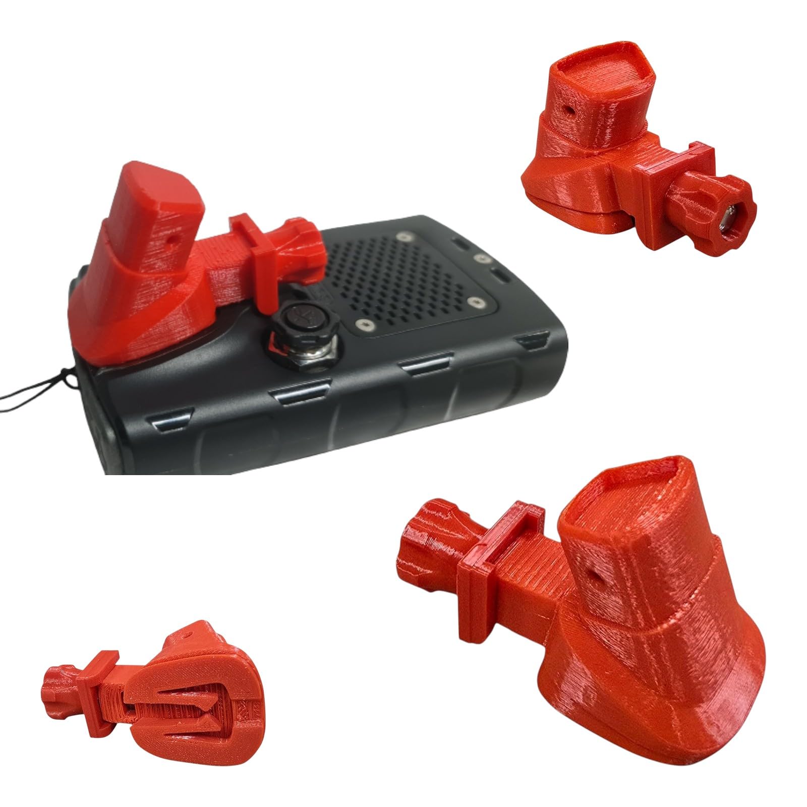 Deus II Remote Locking Mechanism – Secure Remote Control Lock System for XP Deus II, Prevents Accidental Detachment, Easy Installation (Black or Red) (Red)
