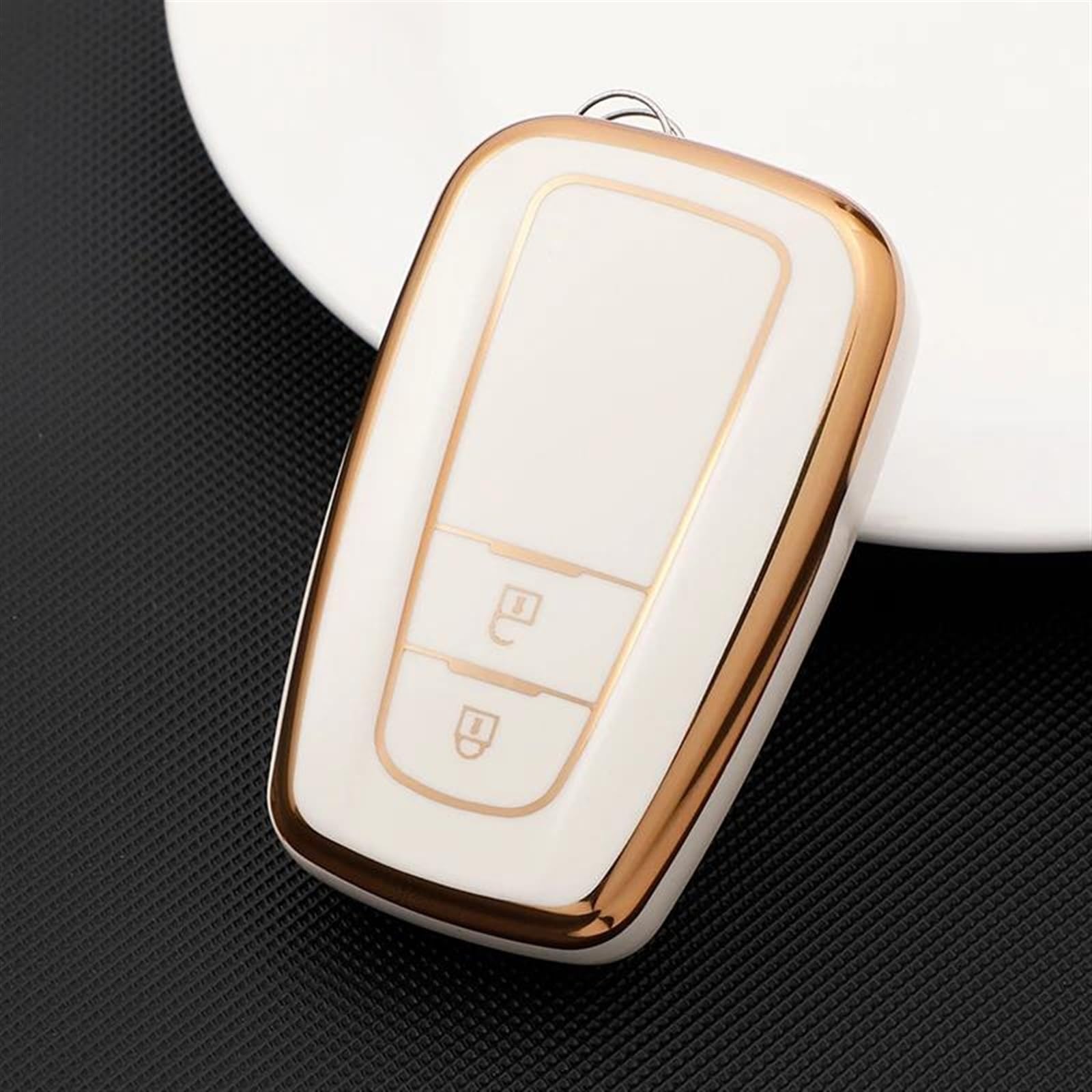 Coque de clé pour Toyota Prado étui protection télécommande 2 boutons - 3