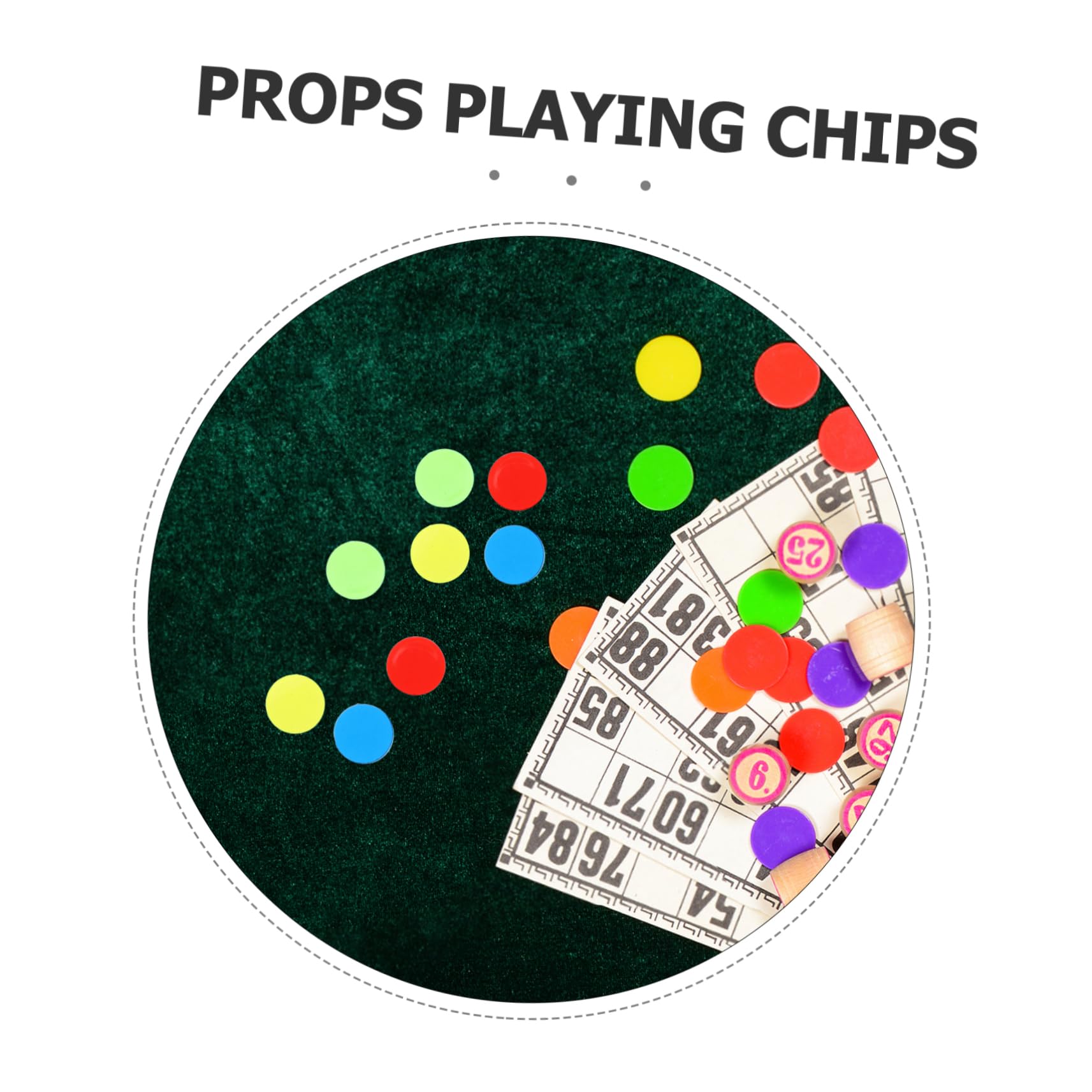 UPKOCH 500 Stück Spiel Chips aus Abs Kunststoff 15mm Durchmesser Bunte Plastikchips zum Sortieren und Markieren für Traditionelle Spiele und Mathe Spiele Zufällige Farbe