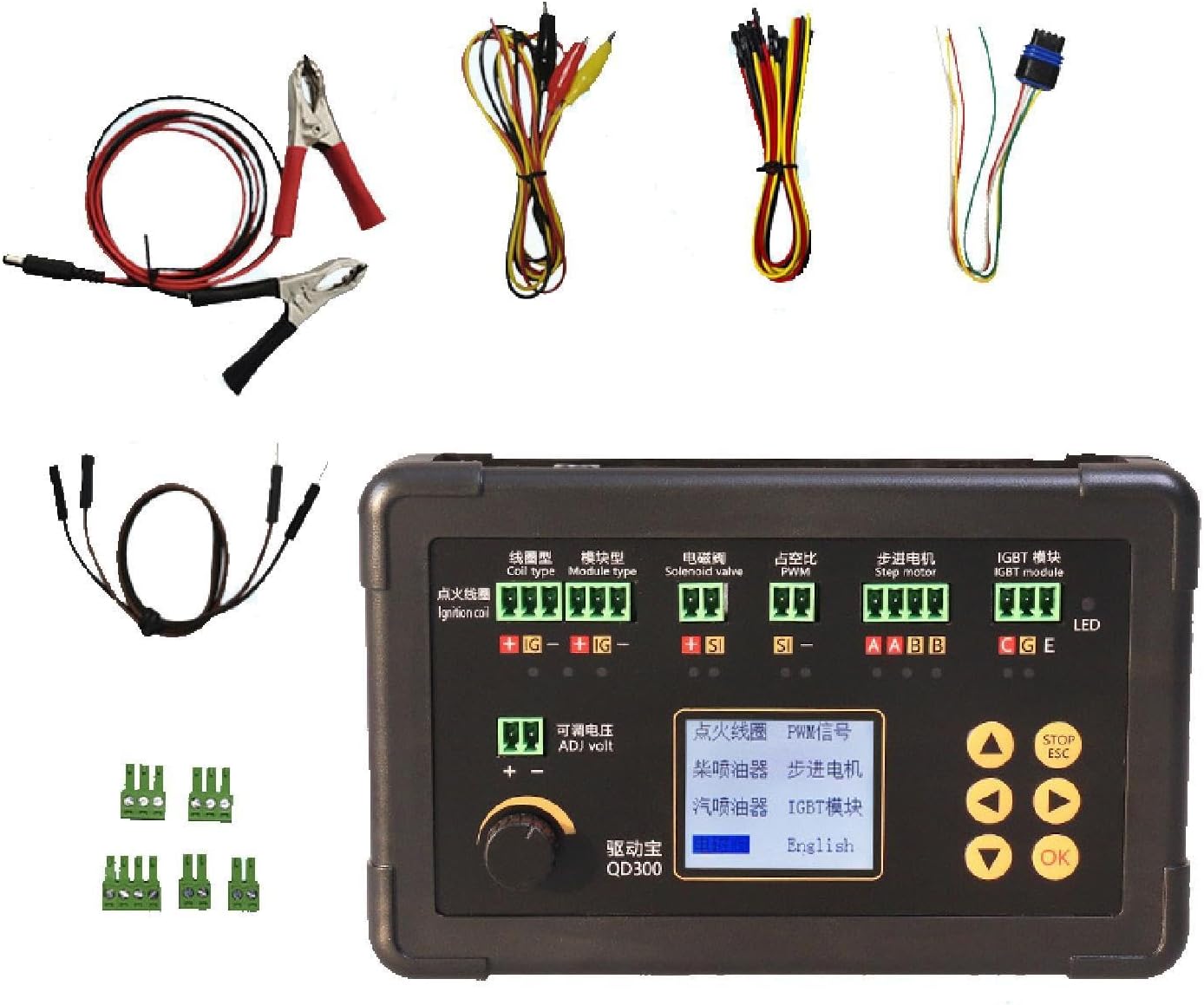 Actuator Fault Tester Car Coil Ignition Idle Stepping Motor High Performance Solenoid Valve Tester for Solenoid Valves