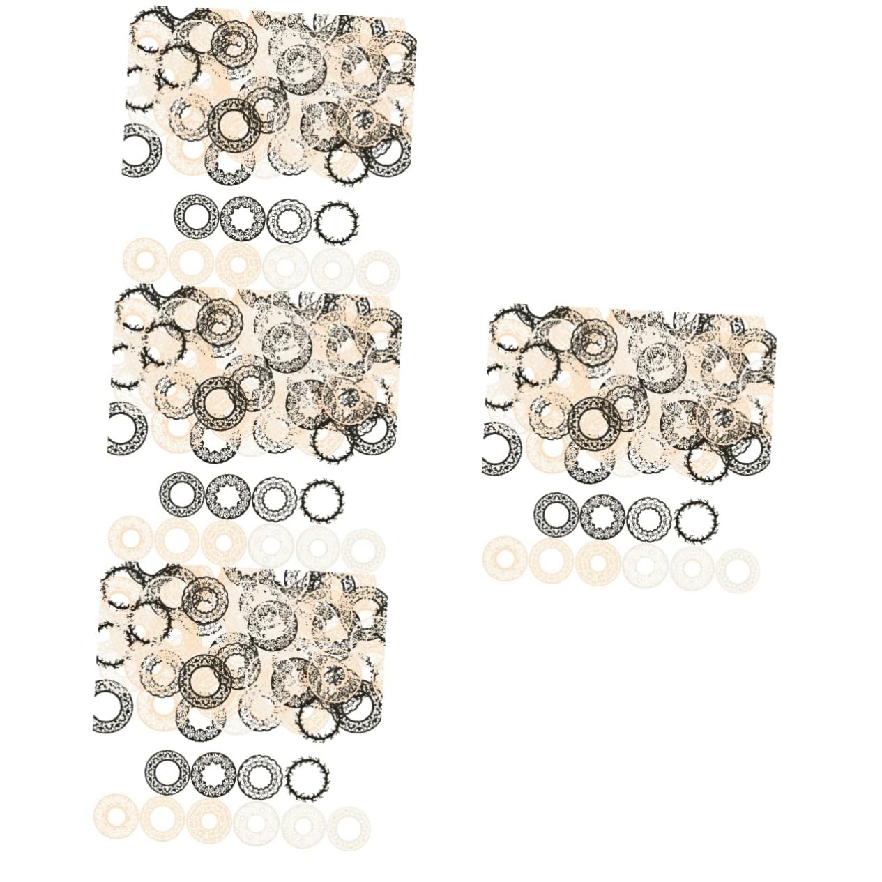 SHINEOFI 4 Set Carta Materiale Cavo Forniture Di Scrapbooking Scarti Rottame Album Scrapbooking Paper present Wrapping Paper Materiale Artigianale Fai Da Te Materiale Del Diario 40 Fogli*4