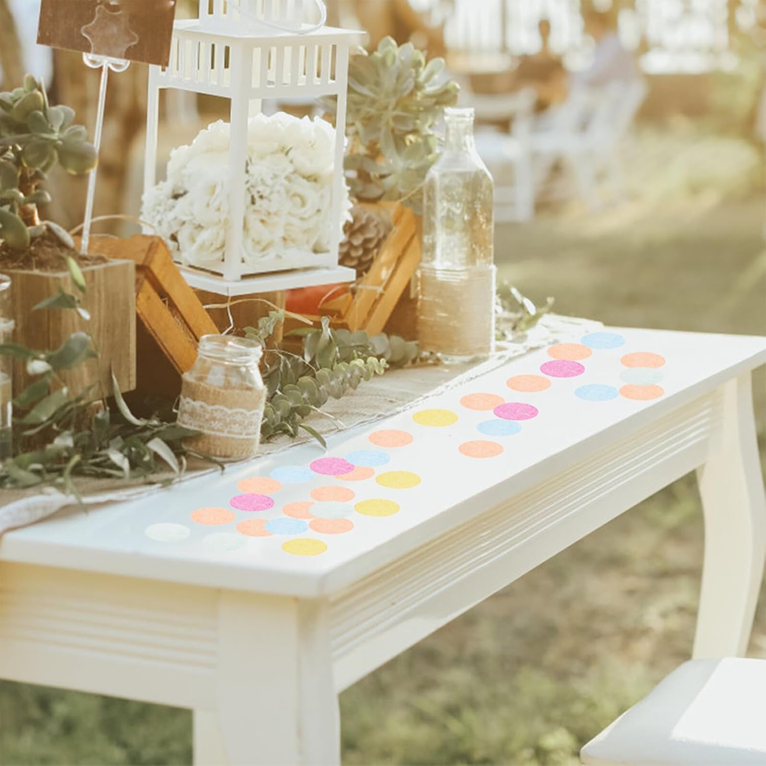 Colorful Dot Confetti 100g Wedding Table Scatter Birthday Party Paper Confetti Wedding Shower Decoration Fiesta Party Supplies