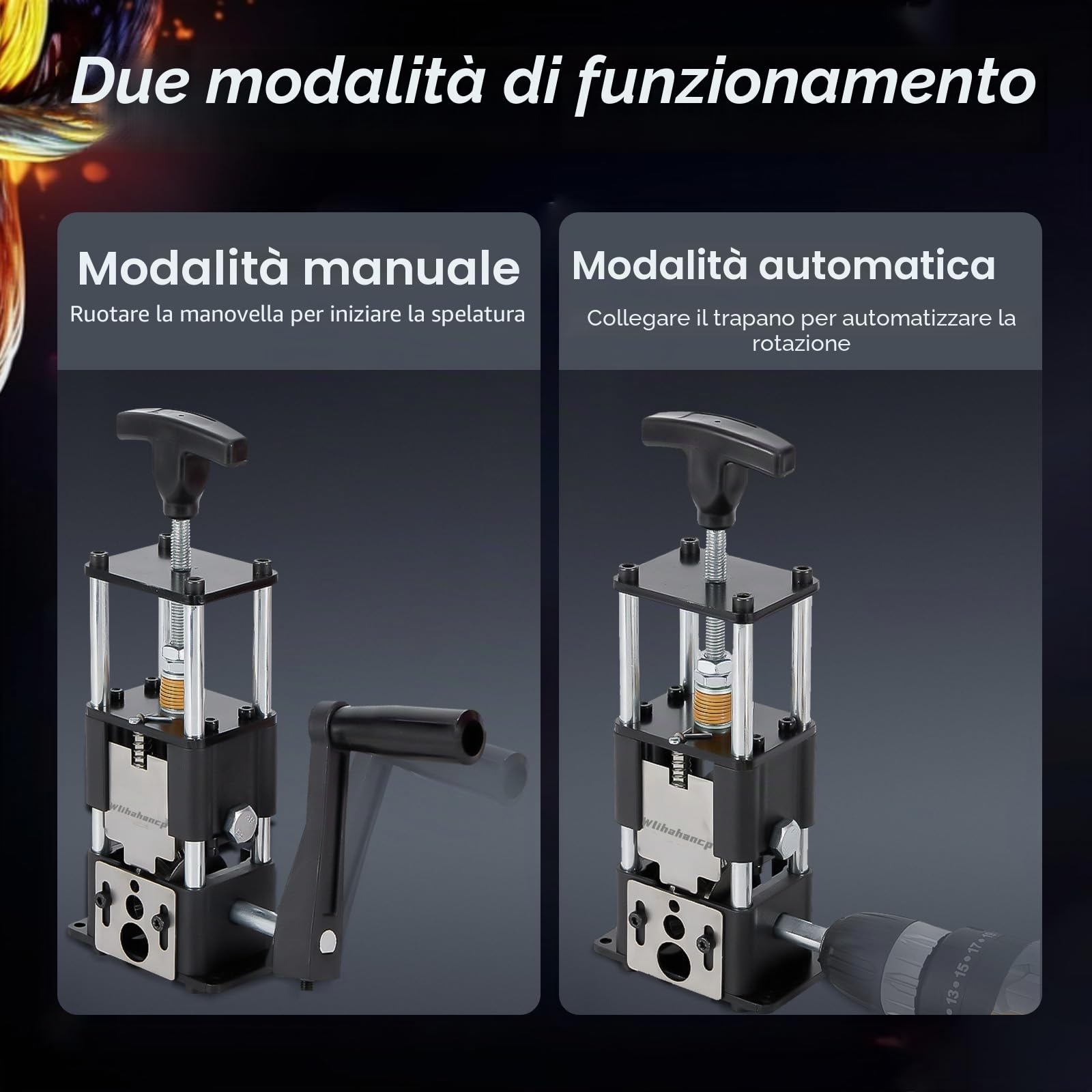 Macchina Spellacavi Elettrici, Spelacavi Elettrica Manuale, Pinza Spelafili Elettrico Manovella da 1-25 mm, Strumento Spellafili, Sguainacavi per Riciclaggio dei Rifiuti di Rame Riciclare Filo