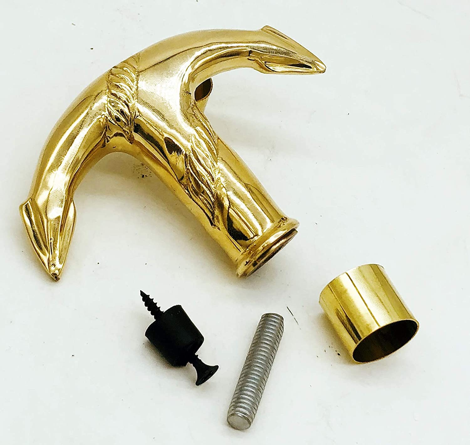 Samara Nautical Solid Brass Victorian Anchor Handle Antique Style Vintage Walking Canes Stick