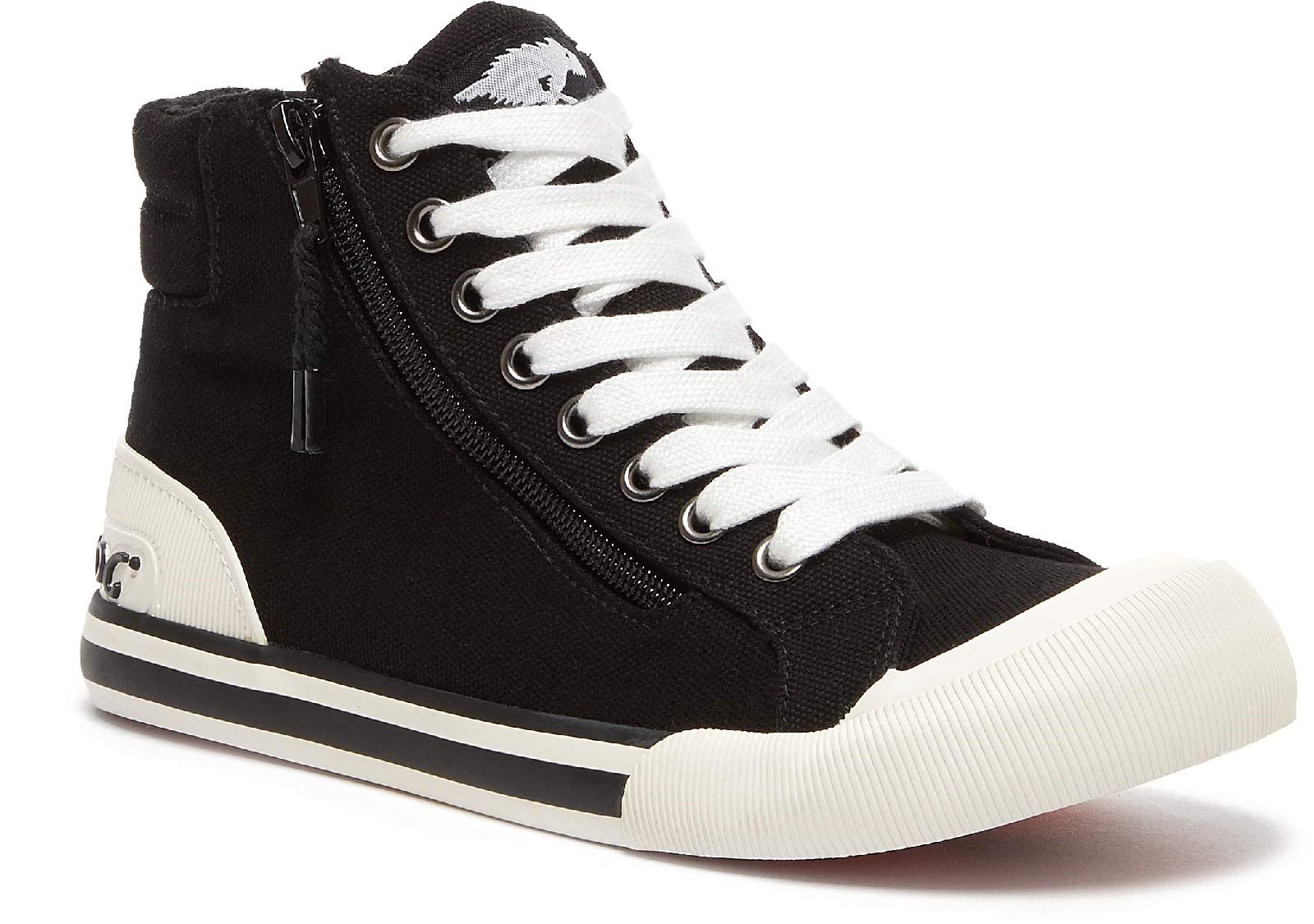 Jazzin Hi Womens Canvas in Black - Size