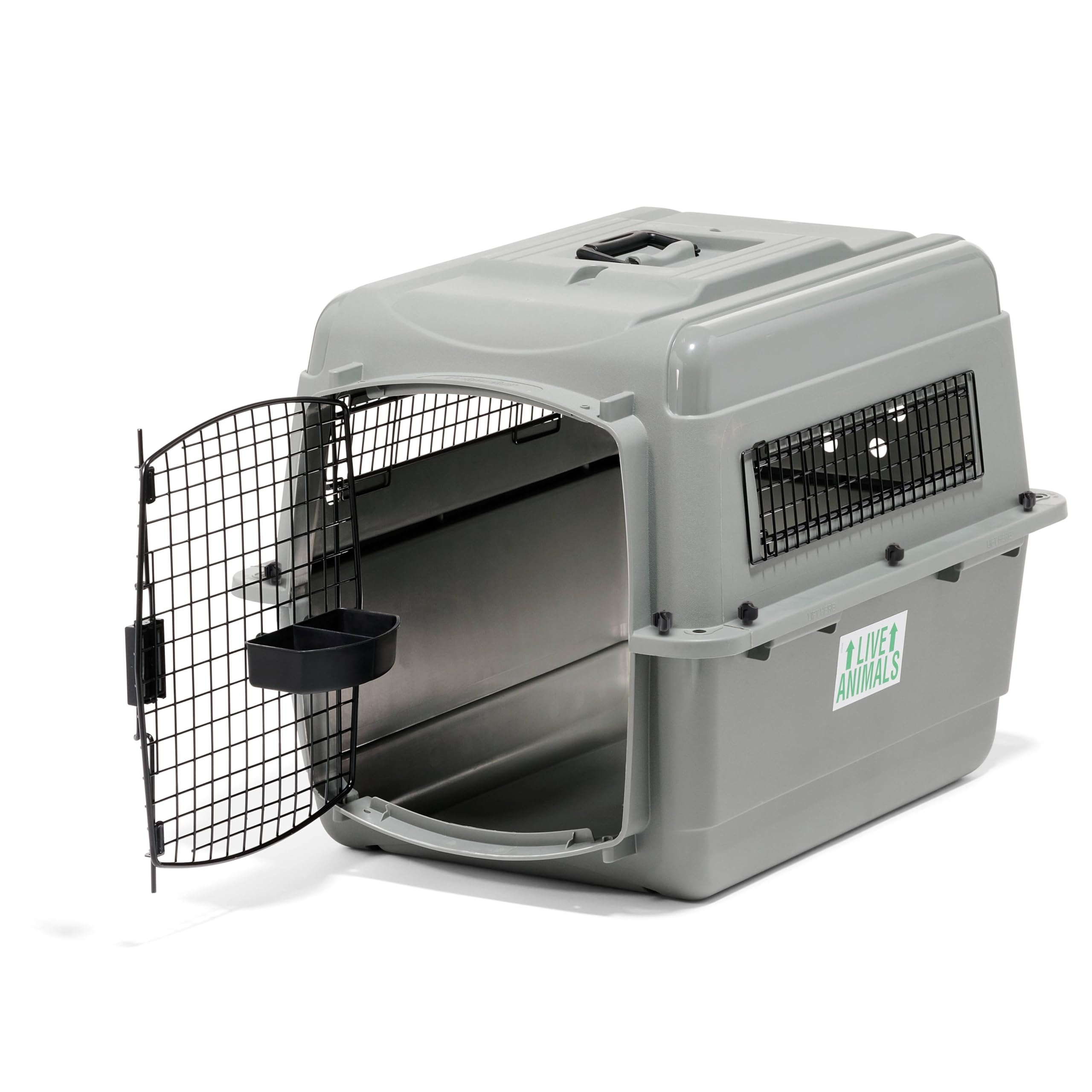 Petmate 00200 Transportin Sky Kennel 28, 71.12 L x 52.07 W x 54.61 H cm, Gris
