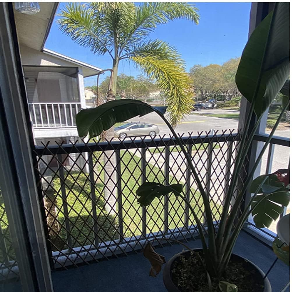 2 Pack Willow Expandable Lattices Fence，Garden Fence Trellis for Climbing Plants Support 36x92 Inch (2)