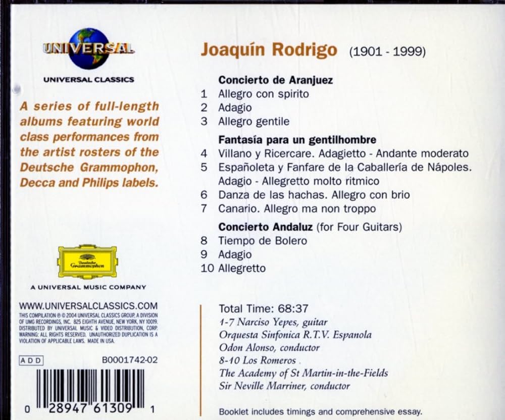 その他 Fantasia Para Un Gentilho [CD] その他 Fantasia Para Un Gentilho [CD] Joaquin Rodrigo