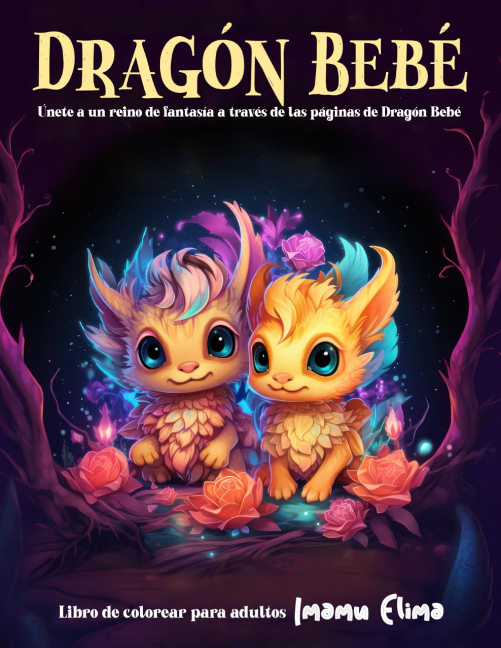 Dragón Bebé: Libro de colorear para adultos con páginas relajantes para despertar la imaginación y la creatividad en todas las edades