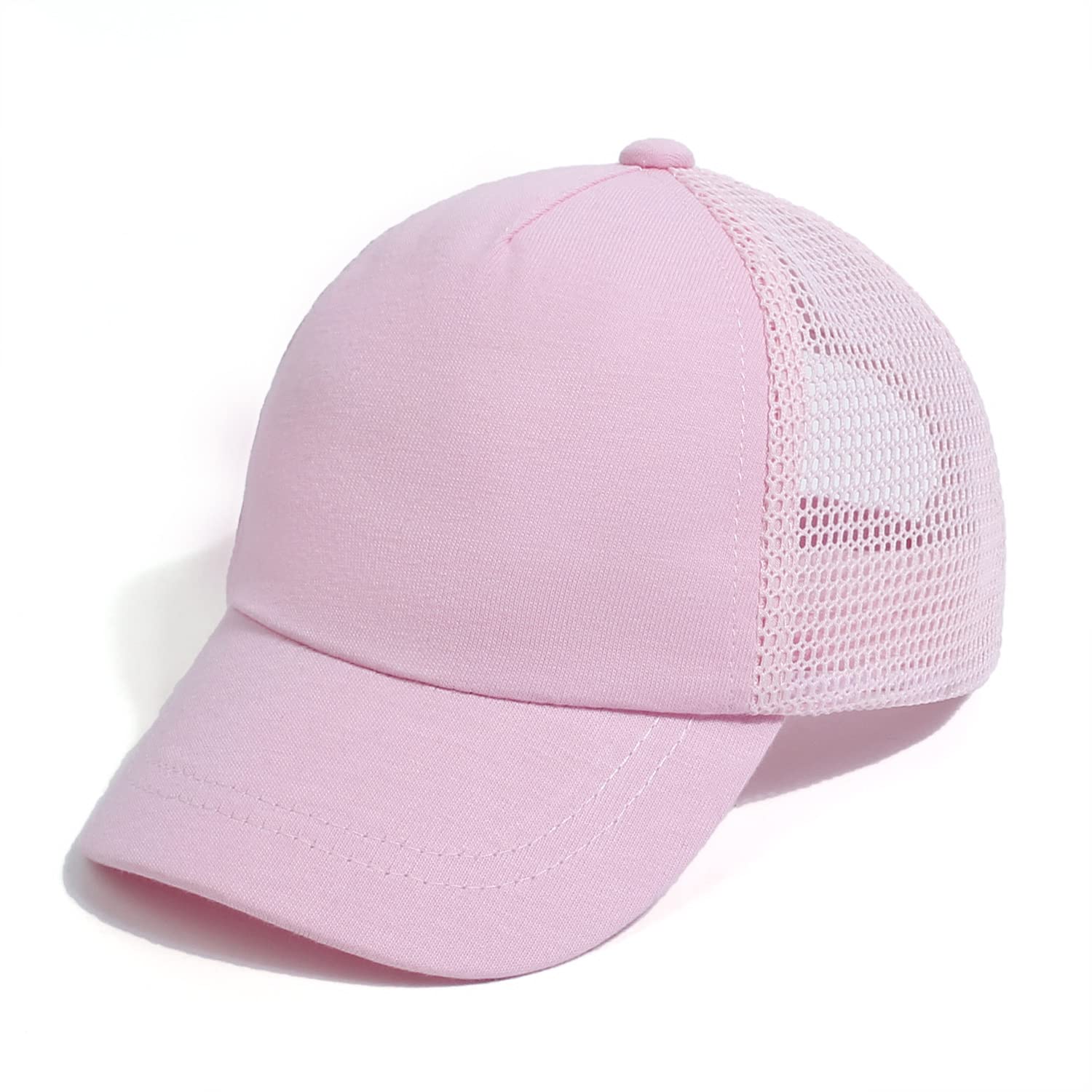 Baby Baseball Cap with Mesh Toddler Baseball Hat Infant Baseball Cap Baby Sun Summer Hat for Kids Pink 2-5T