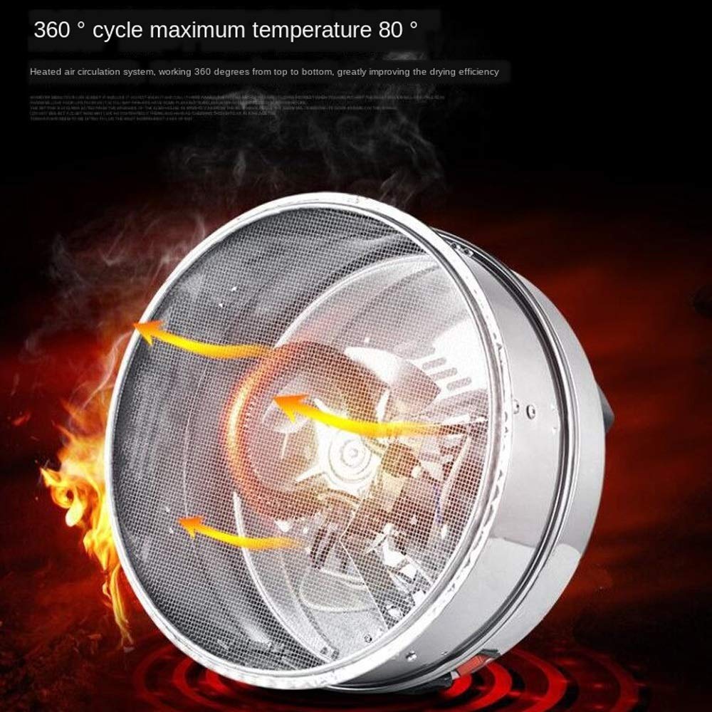 Generic 5 Strati in Acciaio Inox Intelligente Cibo Essiccatore Processore del Bambino Pet Cibo Asciugatrice A Vapore Cucina Cuocere Verdure Frutta Forno 30 cm di Diametro