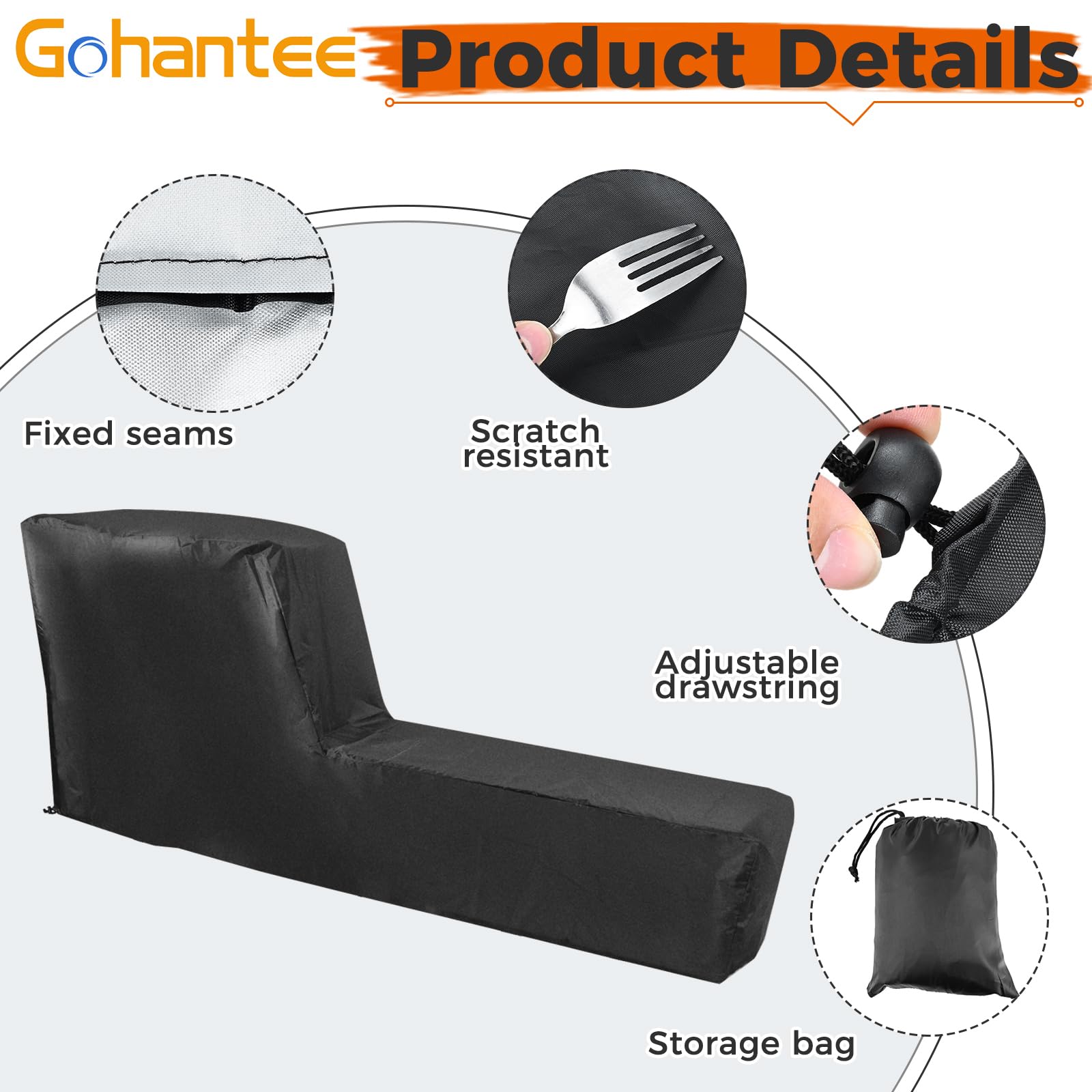 gohantee Copertura per vogatore, copertura per macchina da fitness, antipolvere, impermeabile, compatibile con il vogatore Concept 2 (241 cm di lunghezza x 61 cm di larghezza x 100 cm di altezza)