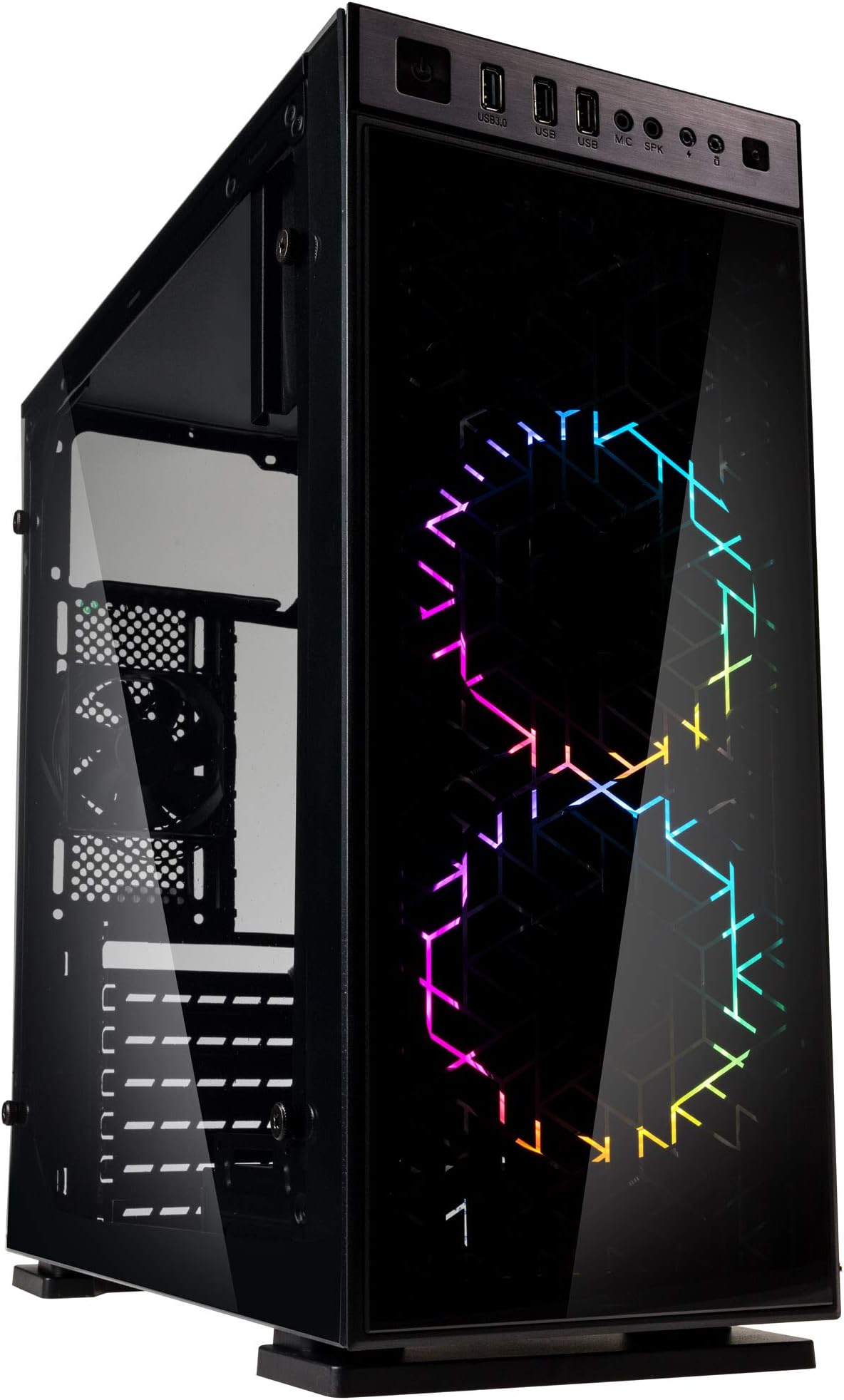 Kolink compatible Inspire K1 RGB Midi-Tower, Tempered Glass - schwarz