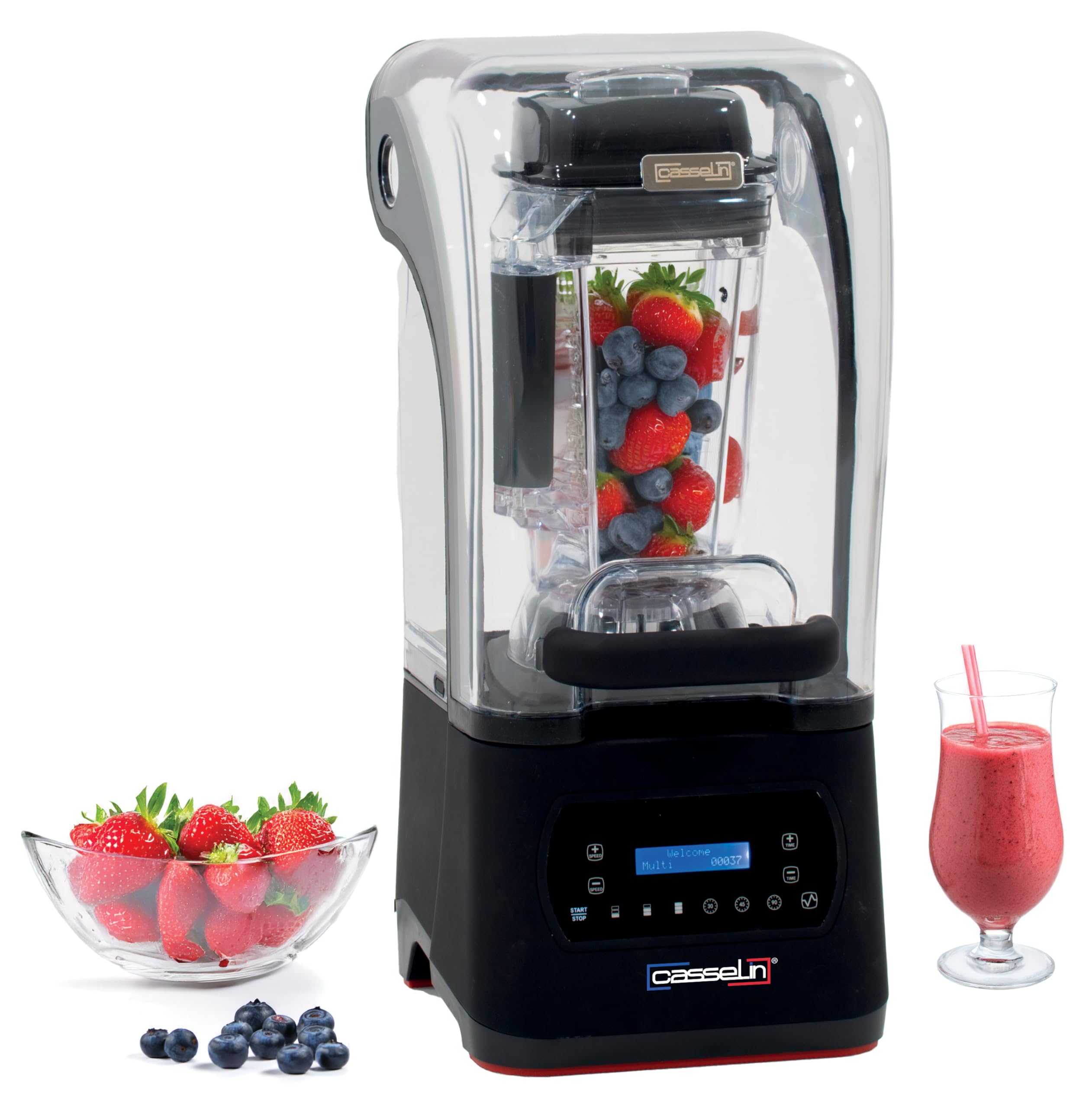 Blender digital avec caisson insonorisant 2,5 L CBDC25, Noire