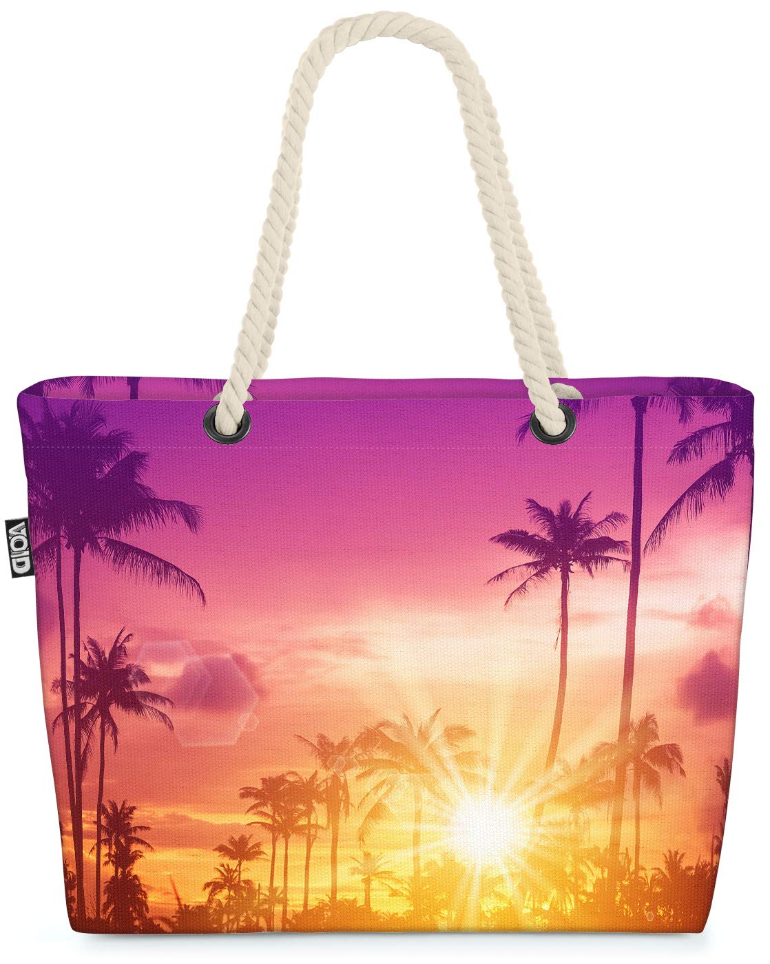 VOID barchette di carta Borsa da Spiaggia 58x38x16cm 23L Shopper Borsa della spesa viaggio beach bag