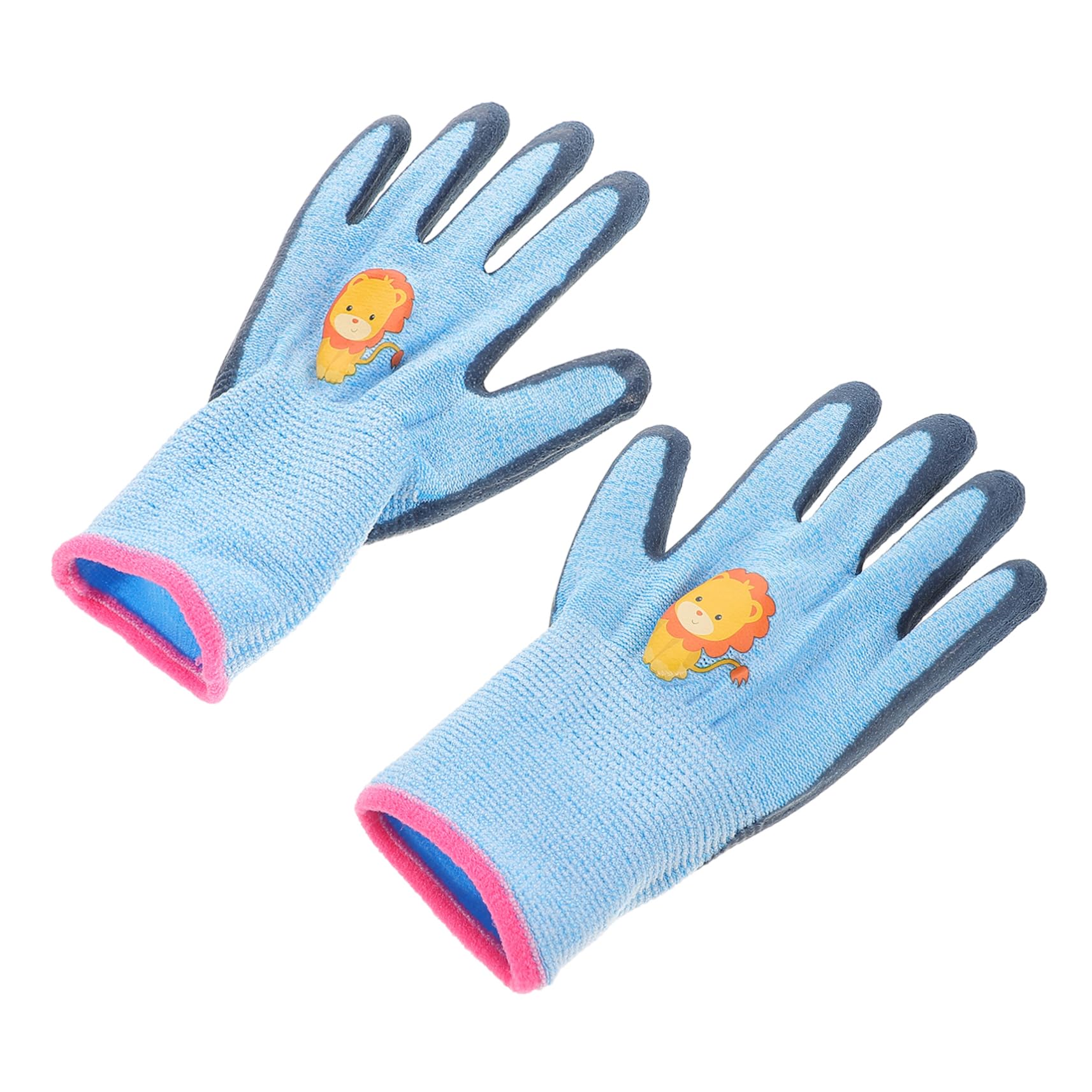 LALADEFIEE Child Protective Gardening Gloves 3-Pack Boys and Girls Waterproof Mittens Outdoor Climbing Gloves for Toddlers