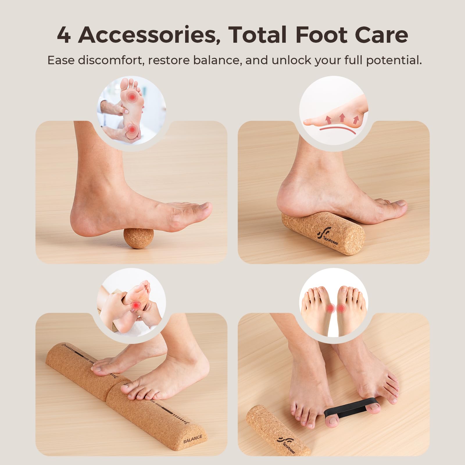 Sportneer Blance Board – Balance Board e pedana per una migliore funzione del piede