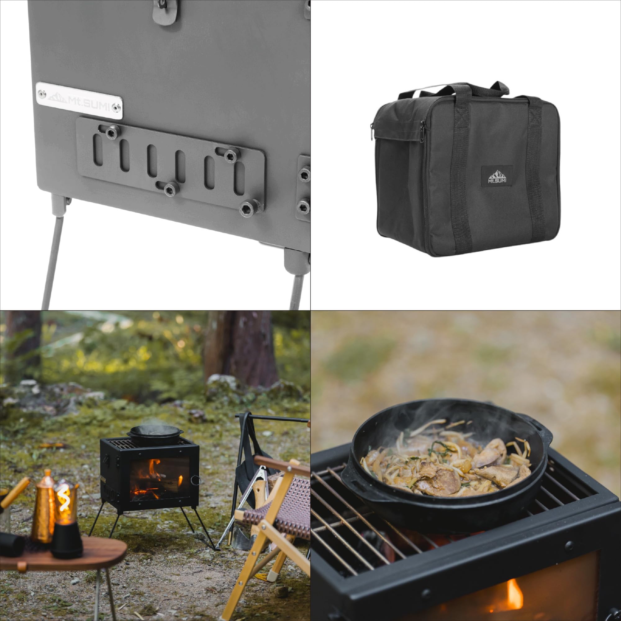 Amazon.co.jp: Mt.SUMI (マウントスミ) Outdoor Wood Stove Micro 2