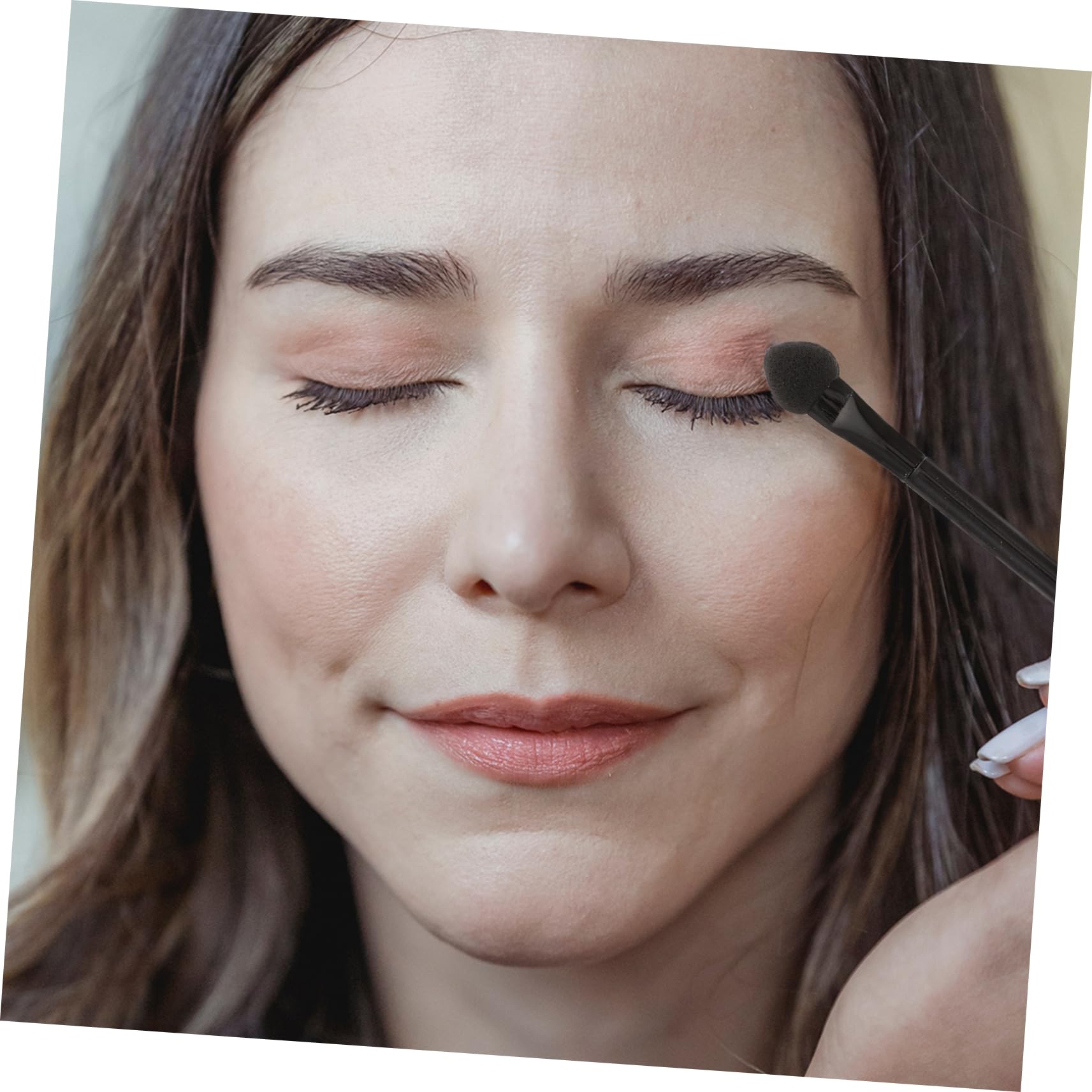 FOMIYES Cosmetic Eye Shadow Sticks 30pcs Sponge Head Makeup Brush for Eye Makeup and Face Painting