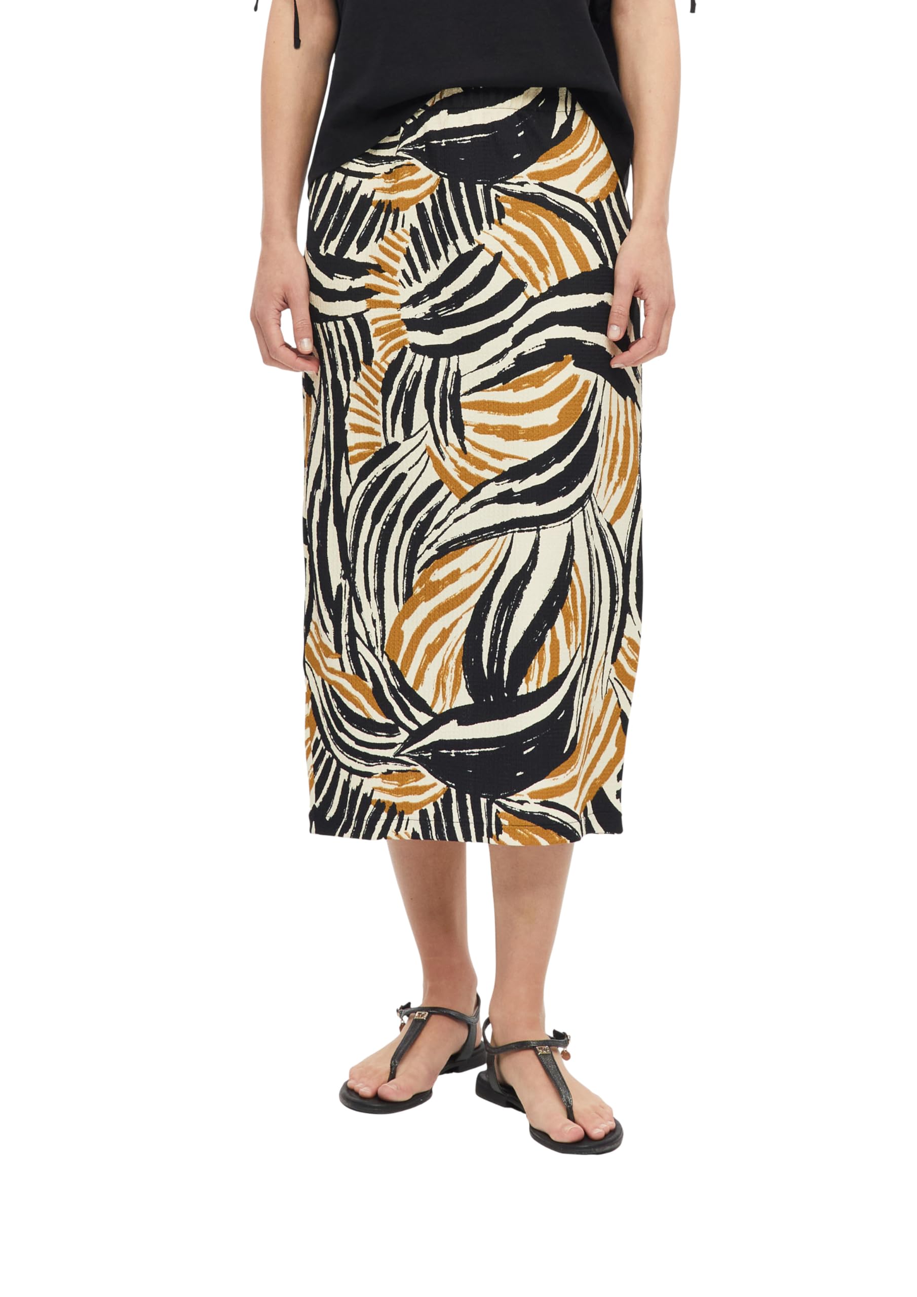 s.Oliver Women's Skirt 2181418 84A0 Sandstone 36