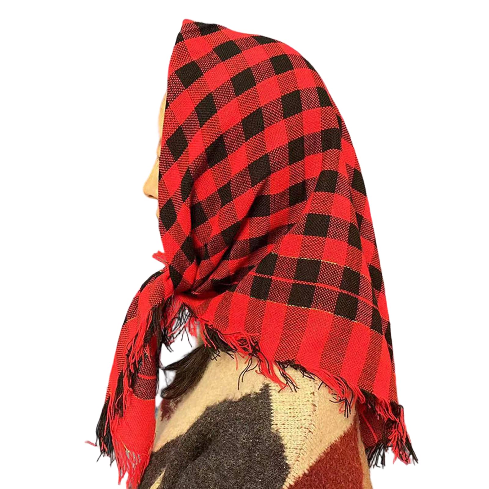 MICFENY Classical Bandana Scarf Wind Resistant Soft Fabric Hijab For Hiking Cycling Running Women Travel Accessories
