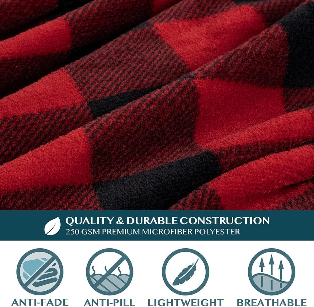 PAVILIA Wearable Blanket with Sleeves for Adult Women Men, Cozy Fleece Warm Wrap Throw with Arms, Gifts for Christmas, Wife - Image 7